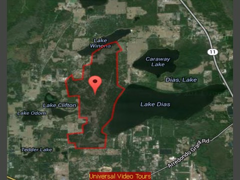 PROPERTY OUTLINE ON MAP